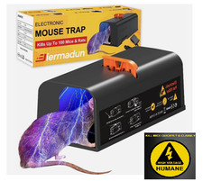 Electric Rat Trap Victor Style Zapper High Voltage Heavy Duty Large Rat Killer