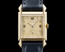 Vacheron Constantin 4369 Vintage Square Fancy Lugs 18K YG Gold Dial