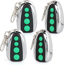 4 PCS M12 Gate Remote Control Transmitter 433.92 Mhz Garage Door Remote for Auto
