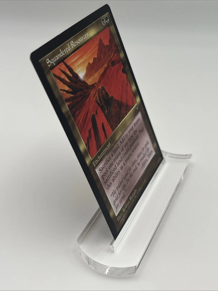 Squandered Resources Visions 1996 Near Mint never Played Mtg Magic The Gathering - Image 2 of 4