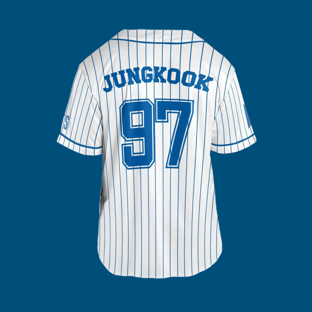 BTS Blue Jersey Army Merch Fanmade Shirt Kpop Arirang Concert