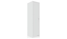 Seville 1 Door Wardrobe White Compact Size For Small Spaces