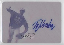2012 Leaf Ultimate Draft Printing Plate Magenta 1/1 Ty Hensley #HS-TH1 Auto 0t3