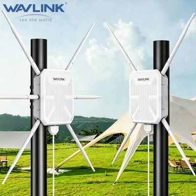 WAVLINK AC1200 AX3000 WiFi Outdoor Extender 2.4/5Ghz Router Long Range Repeater