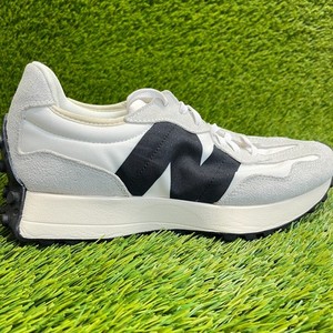 New Balance 327 Womens Size 9.5 White Gray Black Athletic Running Shoes Sneakers