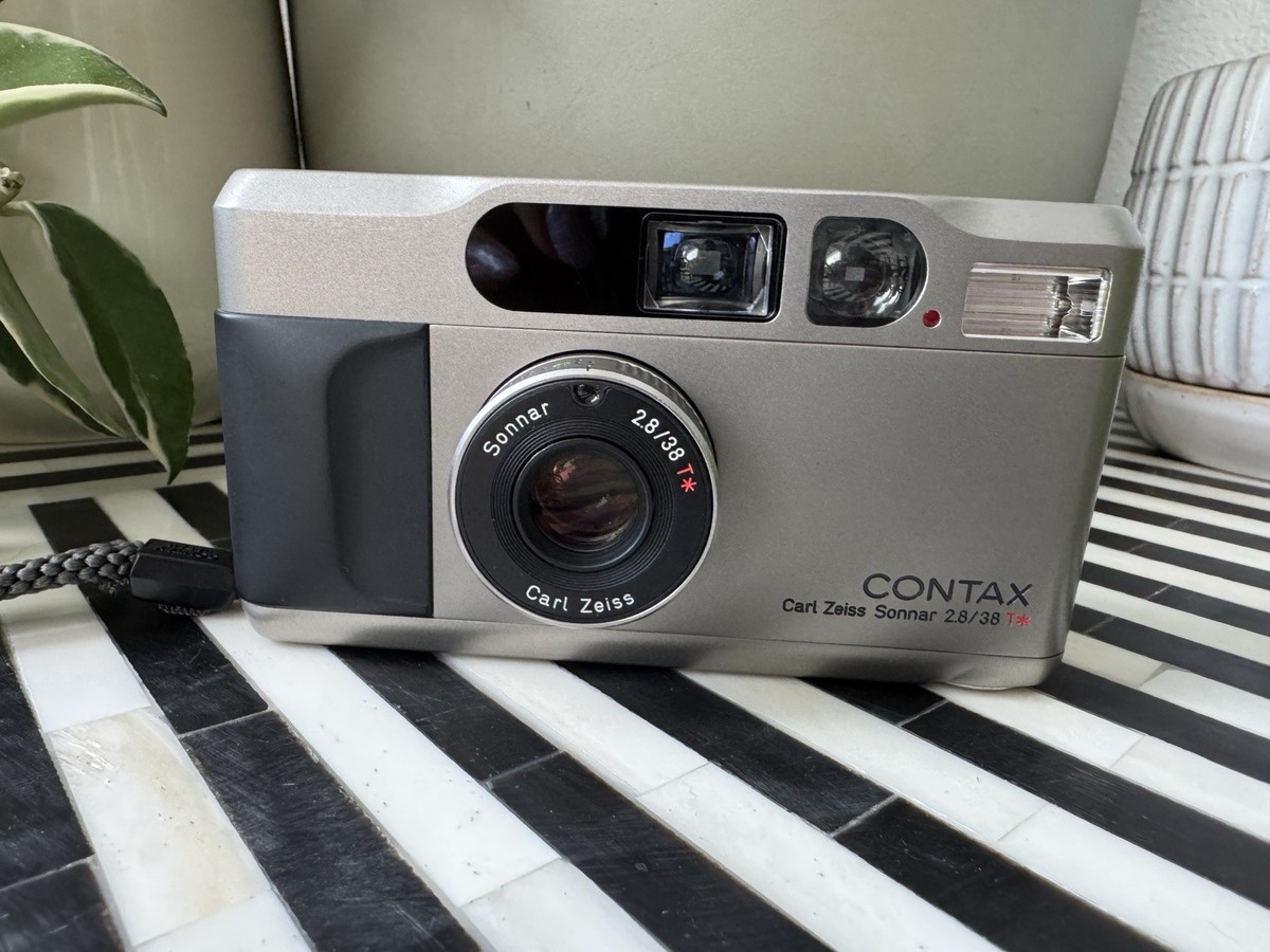 Contax T2 Carl Zeiss Silver 35mm Point & Shoot Film Camera | eBay