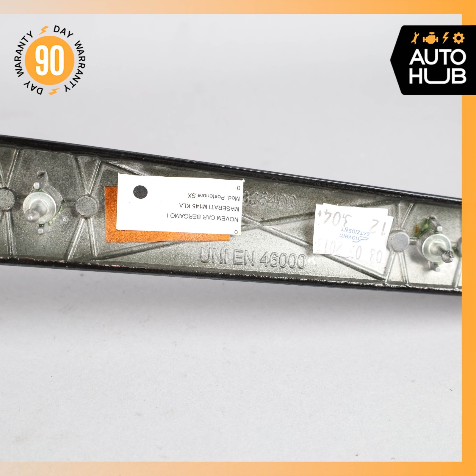 08-19 Maserati GranTurismo M145 Rear Left Driver Side Door Panel Trim Black OEM