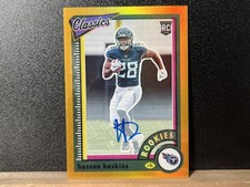 2022 Panini Classics Hassan Haskins Auto RC Significant Signatures Gold /99