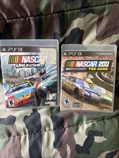 Nascar Unleashed & NASCAR 2011 The Game, Sony Playstation 3 PS3 Complete In Box