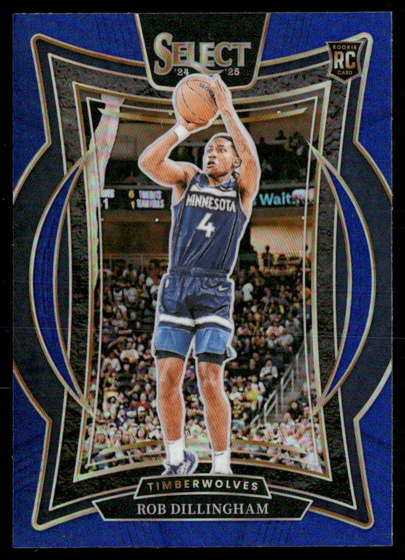 2024-25 Panini Select - Concourse Rob Dillingham #84 Blue Prizm (RC)