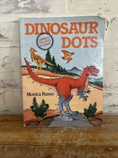 1991 Dinosaur Dots Connect The Dots Color Coloring Learning Book Monica Russo