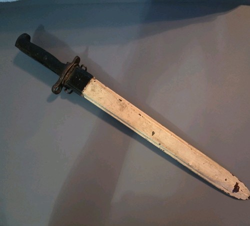 Original 16" WW1 M1 Garand Bayonet And Honor Guard Scabbard. Springfield Armory 