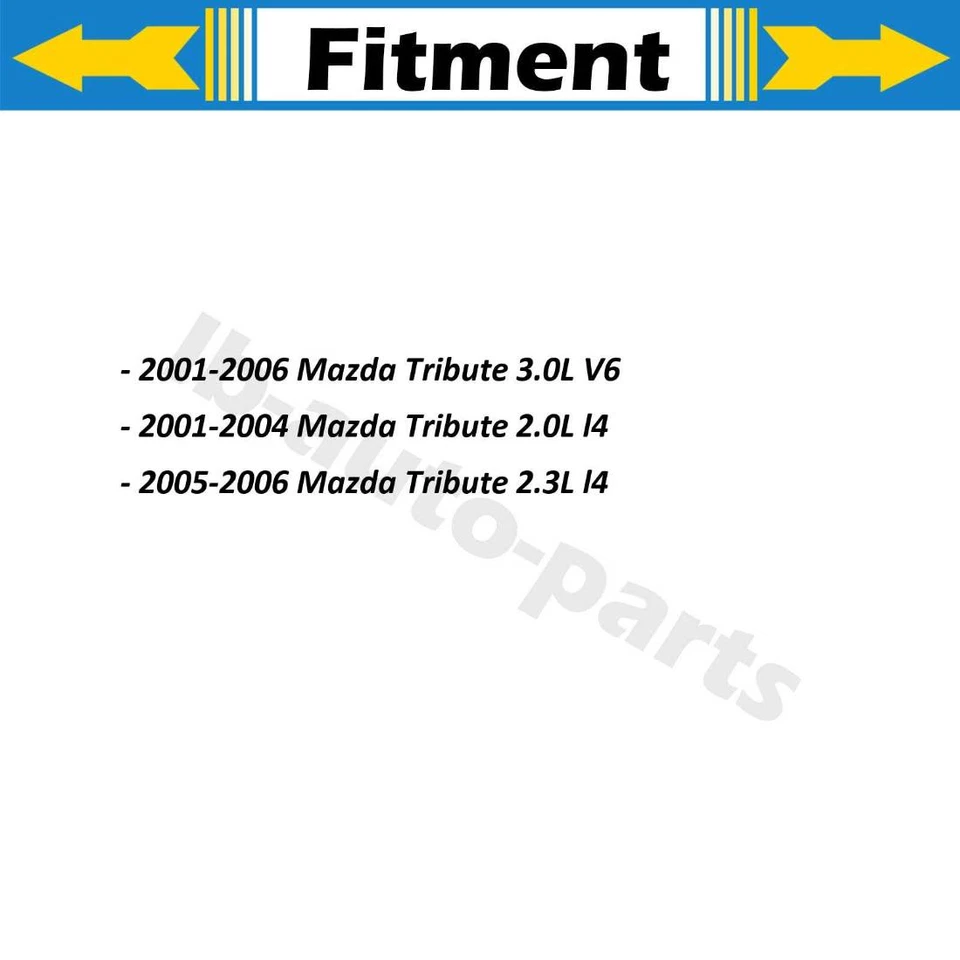 Manguera de freno delantera trasera 4 piezas para Mazda Tribute 2001-2006 Foto 2 de 4