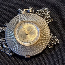 Vintage Sorna Necklace Pendant Watch runs but see below 