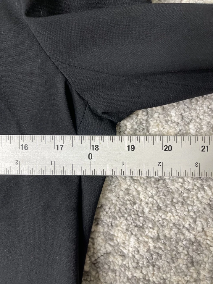 Blazer Vanessa Bruno Mujer 38 Lana Un Botón Forrado Clásico Oficina Chaqueta Foto 4 de 4