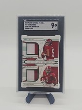 2023 Panini NT Team Dual Materials Emerald 5/5 Jahmyr Gibbs/Bryce Young #TD1 /5