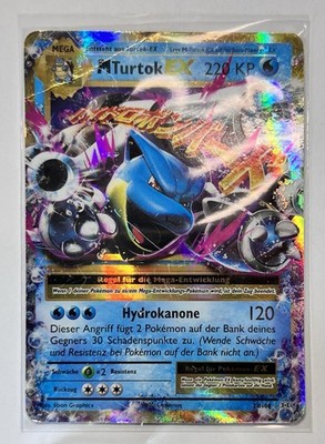 Pokemon| Mega Turtok EX 22/108| Deutsch Poor 