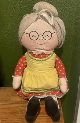 Mattel Gramma Doll 1968 Working Pull String SOME NOISE BUT DOESN T TALK TLC