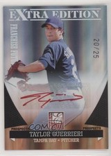 2011 Donruss Elite Extra Edition Red Ink 20/25 Taylor Guerrieri #50 Auto 0b2