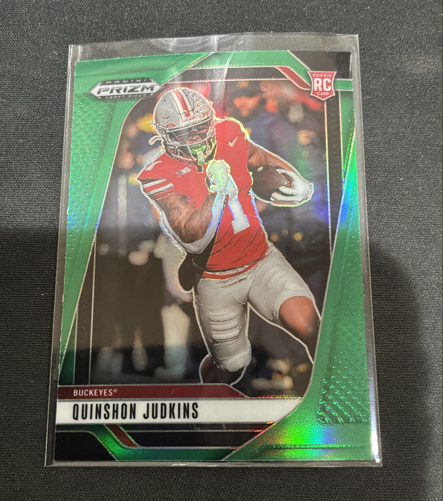 2025 Panini Prizm Draft Picks - Quinshon Judkins #84 Green Prizm (RC)