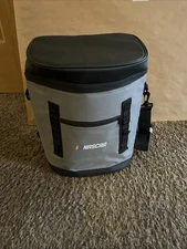 NASCAR Backpack Cooler Gray Black