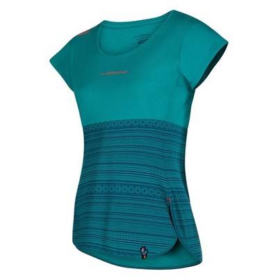 La Sportiva - Lidra T-Shirt lagoon S Damenklettershirt Bouldern Outdoorlifestyle