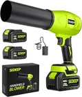 Leaf Blower Cordless with Battery and Charger, 980,000 RPM, Extended Nozzle, Lig