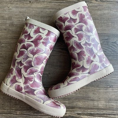 Bisgaard Kinder Gummistiefel EU 31 Beige/Rosa Ginkgo 