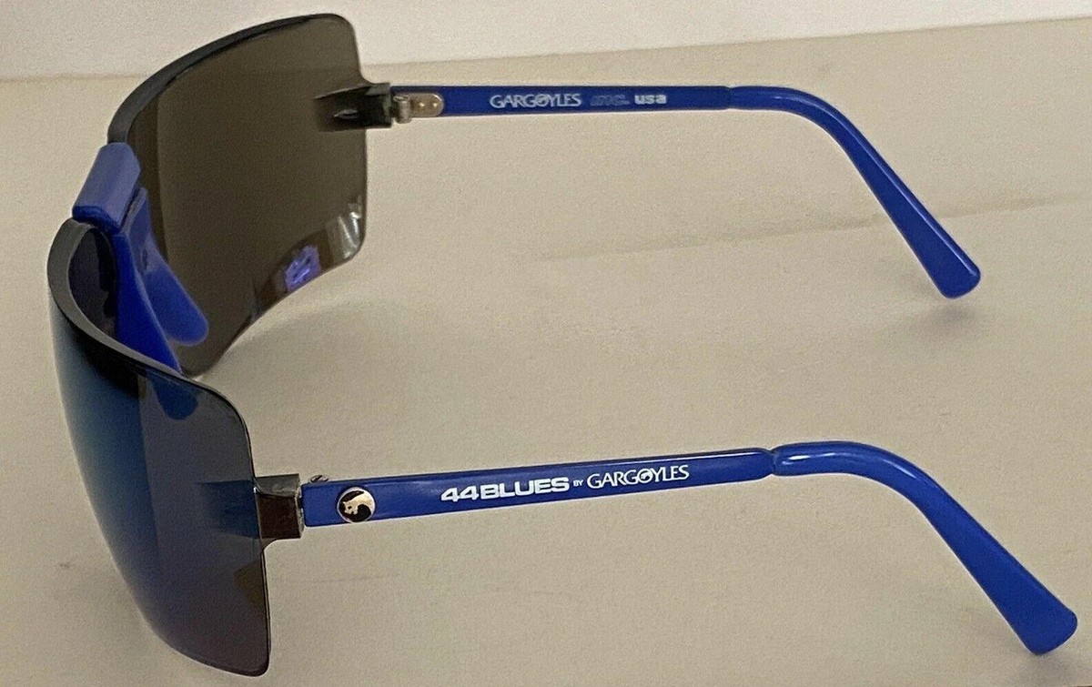 🇺🇸 1980's Gargoyles Sunglasses 85MM - 44 Blue's, Brian Bosworth