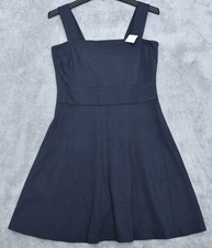 Banana Republic Milly Collection® Square Neck Dress Navy Blue NWT(S) Rayon Nylon