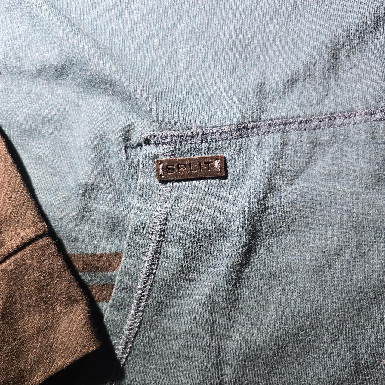 Split Black Hooded Sweatshirt - image 3