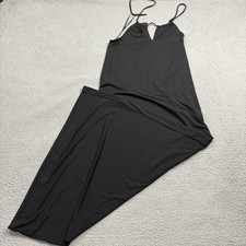 Forever 21 Dress Womens Small Black Tie Top Knit Maxi