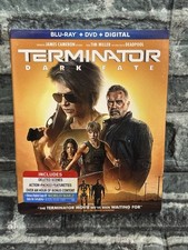 Terminator Dark Fate Blu-ray DVD Digital Slipcover Linda Hamilton Schwarzenegger