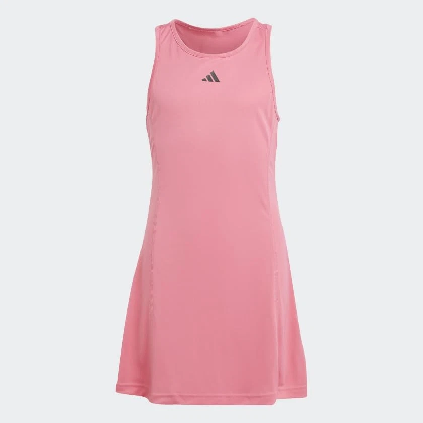 Vestido Tenis Club Adidas Niñas, Rosa Fusión, Mediano Foto 2 de 4
