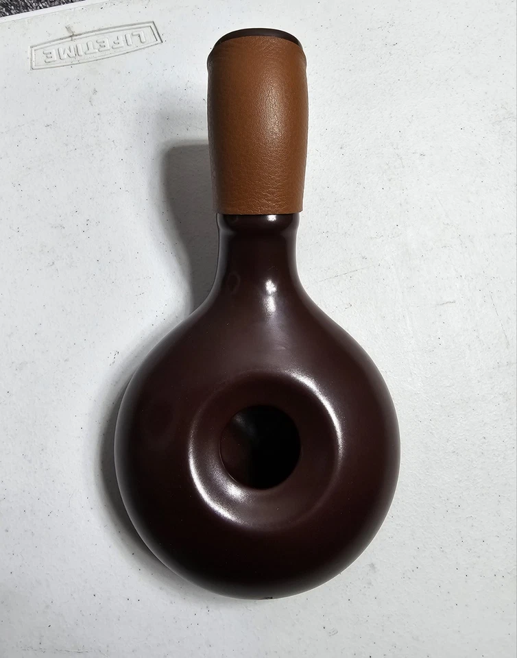 Práctico tostador de granos de café Nuvo Eco cerámica mango de cuero hecho en Corea Foto 2 de 4