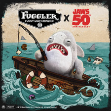 Original Fuggler 50th Annicerdary Jaws Shark Plush Toys Funny Ugly Monster Gift