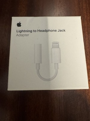 Apple Lightning to 3.5mm Headphone Jack AUX Adapter MMX62FE/A Genuine Brand New