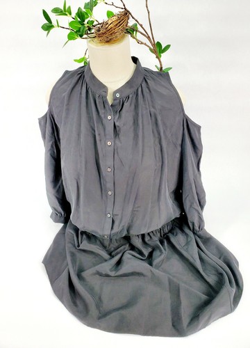 Nicole Miller Artelier BLACK Silk Tunic - Size M - Style Bh10142 (6082) - NEW! - Picture 3 of 10