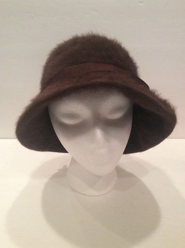 Vintage Kangol Furgora Bucket Hat Brown 