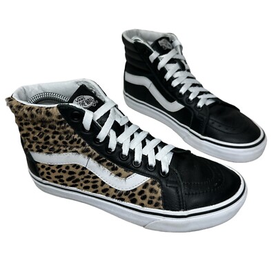 Vans Sk8-Hi Reissue  Calf Hair   Mens 5.5 Women s 7 Cheetah Rare
