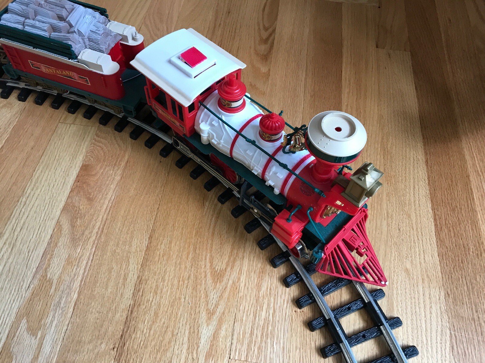 santaland musical holiday train set