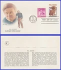 USA5 #1801 U/A FLEETWOOD FDC Combo2  Will Rogers