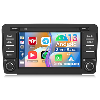 Navi Android 13 DAB+ Autoradio DSP CarPlay BT WiFi Für Skoda Yeti Octavia 2+64GB