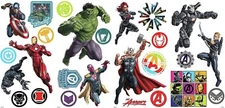 RoomMates RMK4289SCS Classic Avengers Peel and Stick Wall Decals 26 Count