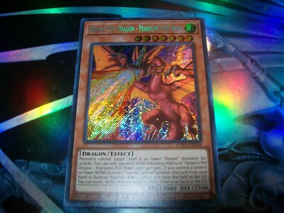 Harpie's Pet Dragon - Fearsome Fire Blast Limited Ed Secret Rare LDS3-EN138 