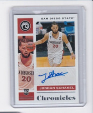 JORDAN SCHAKEL 2021 CHRONICLES DRAFT PICKS AUTOGRAPHED ROOKIE CARD-SHIPS FREE