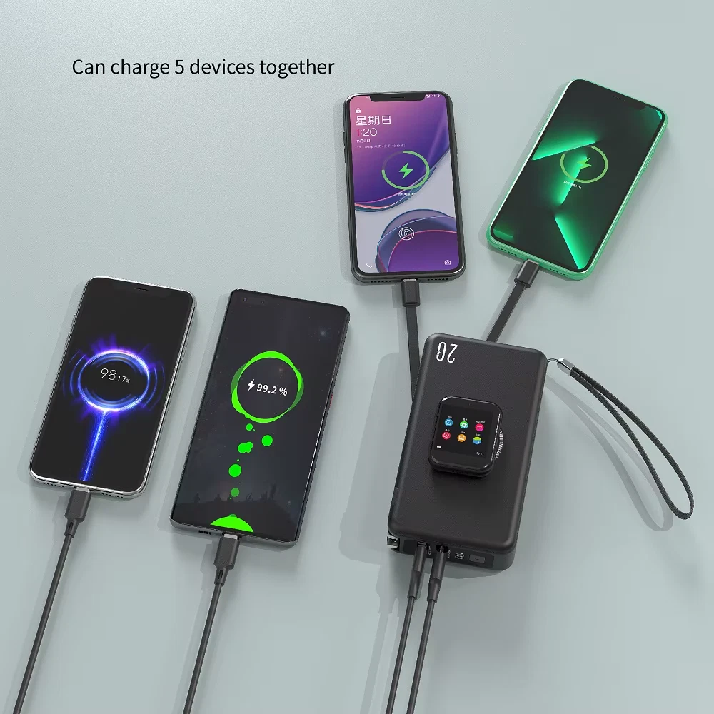 TRON  Travel power bank 20000mAh   Magnetic Wireless Charging Black TSA-approved image 4