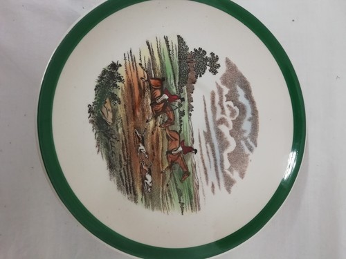 COPELAND SPODE TEACUP & SAUCER HUNTING SCENES "LEAPING THE BROOK" & "GONE AWAY" - Picture 5 of 8