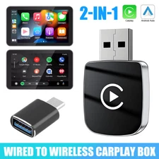 Wireless CarPlay Adapter USB Dongle For iPhone Apple Wireless Carplay Plug Play