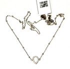 925 Sterling Silver Kiera Cubic Zirconia cz chain necklace 3.9g adjustable 16 18 — photo 1
